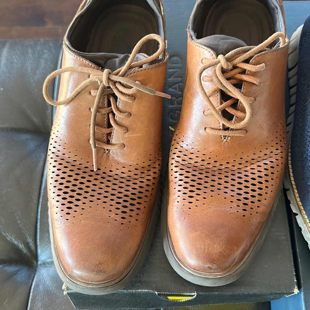Men's 2.ZERØGRAND Laser Wingtip Oxford